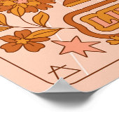 ボホレトロリブラ〔占星術の〕十二宮図 ポスター (角)