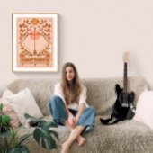 ボホレトロ射手座〔占星術の〕十二宮図 ポスター