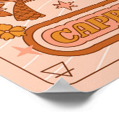 ボホレトロ山羊座〔占星術の〕十二宮図 ポスター (角)