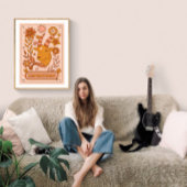 ボホレトロ山羊座〔占星術の〕十二宮図 ポスター