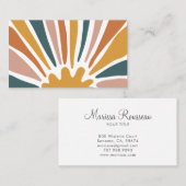 ボホレトロ抽象芸術 名刺 (正面/裏面)