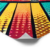 ボホレトロ鳩と平和のサイン ポスター (角)