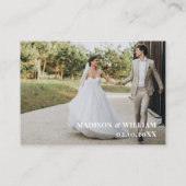 ボホレトロ70s焼けオレンジ結婚のウェブサイト エンクロージャーカード (裏面)