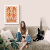 ボホレトロ《星座》乙女座〔占星術の〕十二宮図 ポスター