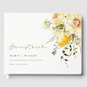 ボホレモンイエローウォーターフローラ結婚ズ ゲストブック (正面)