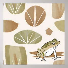 ボホロックアルファベットボタニカルアートスタイル モダン ポスター