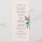 ボホロマンチック薄紫ロータスウォーターカラーアート プログラム (裏面)