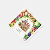 ボホローカル栽培農家市場誕生日 スタンダードカクテルナプキン (角)