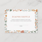 ボホワイルドフラワーおむつラッフル エンクロージャーカード (正面)