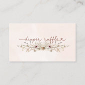 ボホワイルドフラワーおむつラッフル エンクロージャーカード (裏面)