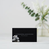 ボホワイルドフラワーウォータカラー 名刺 (スタンド正面)