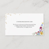 ボホワイルドフラワーカスタムエンクロージャカード エンクロージャーカード (正面)