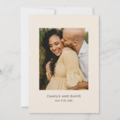 ボホワイルドフラワーガーデンベビーシャワー招待状 招待状 (裏面)