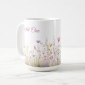 ボホワイルドフラワーガーデンワイルドワンフローラ コーヒーマグカップ (正面左)