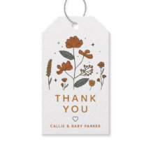 ボホワイルドフラワーギフトラベル