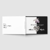 ボホワイルドフラワーゴシックバイキング永遠結婚愛 ゲストブック (全面)