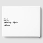 ボホワイルドフラワーゴシックバイキング永遠結婚愛 ゲストブック (裏面)