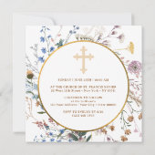 ボホワイルドフラワーサークルバプテスマ 招待状 (裏面)