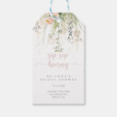 ボホワイルドフラワーシップsipホレーブライダルシャワー ギフトタグ (正面)