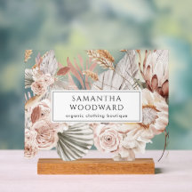 ボホワイルドフラワーズウェアブランディングサイン