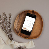 ボホワイルドフラワーズフローラブライダルブランチ 招待状