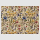 ボホワイルドフラワーズフローラ切り離し 薄葉紙 (正面)