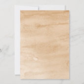 ボホワイルドフラワーズラブ開花ブライダルシャワー 招待状 (裏面)