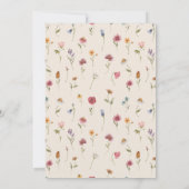 ボホワイルドフラワーズリハーサルディナー招待状 招待状 (裏面)