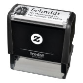 ボホワイルドフラワーズ差出人住所スタンプ セルフインキングスタンプ (商品)