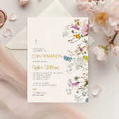 ボホワイルドフラワーズ確認招待状 招待状
