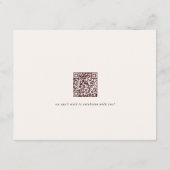 ボホワイルドフラワーズ秋の結婚式詳細 エンクロージャーカード (裏面)