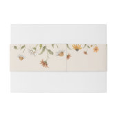 ボホワイルドフラワーズ結婚式招待状ベリーバンド 招待状ベリーバンド (裏面例)