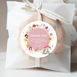 ボホワイルドフラワーフェアリー1st誕生日パーティー フェイバータグ