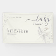 ボホワイルドフラワーフローラクリーム赤ちゃんシャワー