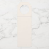 ボホワイルドフラワーフローラベビーシャワー ボトルネックタグ (裏面)