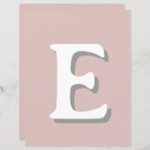 ボホワイルドフラワーフローラベビー誕生日 (正面/裏面)