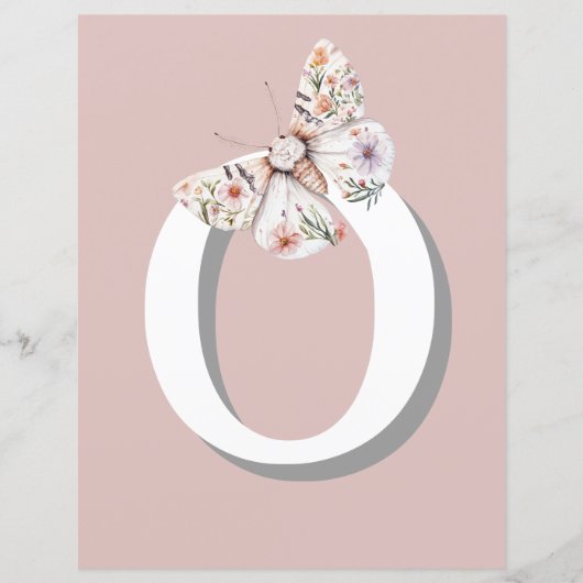 ボホワイルドフラワーフローラベビー誕生日 (正面)