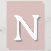 ボホワイルドフラワーフローラベビー誕生日 (正面/裏面)