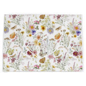 ボホワイルドフラワーフローラ ラージペーパーバッグ (正面)