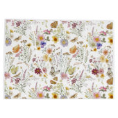 ボホワイルドフラワーフローラ ラージペーパーバッグ (裏面)