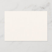 ボホワイルドフラワーフローラQRコード結婚の詳細 エンクロージャーカード (裏面)