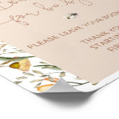 ボホワイルドフラワーブックベビー ポスター (角)