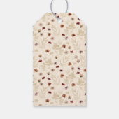 ボホワイルドフラワーブライダルシャワーギフトラベル ギフトタグ (裏面)