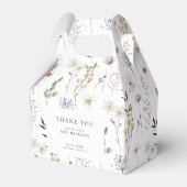 ボホワイルドフラワーブライダルシャワー フェイバーボックス (正面サイド)