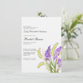 ボホワイルドフラワーブライダルシャワー 招待状 (スタンド正面)