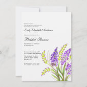 ボホワイルドフラワーブライダルシャワー 招待状 (正面)