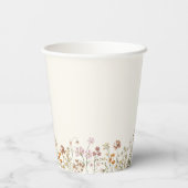 ボホワイルドフラワーブランチ&バブリーブライダルシャワー 紙コップ (裏面)