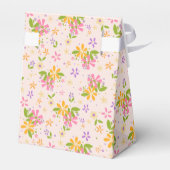 ボホワイルドフラワーベビーガールシャワー フェイバーボックス (裏面サイド)