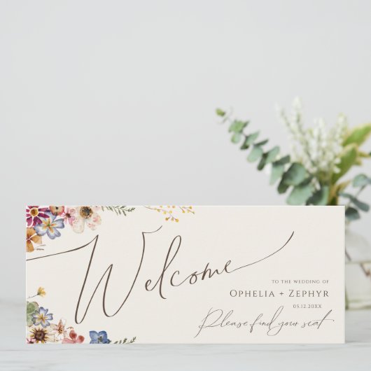 ボホワイルドフラワーベージュガーデン座席図ヘッダー (スタンド正面)