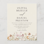 ボホワイルドフラワーベージュフォト庭園の結婚式 (正面)